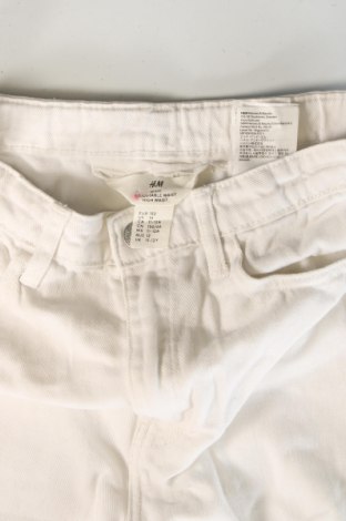 Kinderjeans H&M, Größe 11-12y/ 152-158 cm, Farbe Weiß, Preis € 22,49