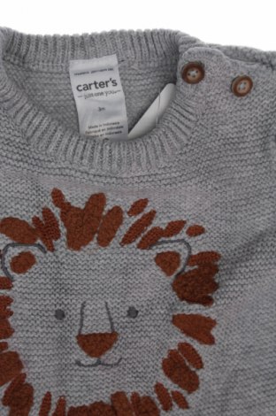 Dziecięcy sweter Carter's, Rozmiar 2-3m/ 56-62 cm, Kolor Szary, Cena 54,99 zł