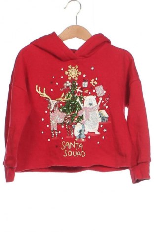 Kinder Sweatshirts F&F, Größe 4-5y/ 110-116 cm, Farbe Rot, Preis 7,49 €