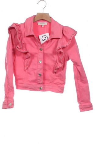 Kinder Jeansjacke TWINSET, Größe 7-8y/ 128-134 cm, Farbe Rosa, Preis 21,48 €