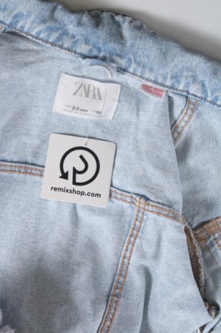 Детско дънково яке Zara, Размер 18-24m/ 86-98 см, Цвят Син, Цена 28,95 лв.