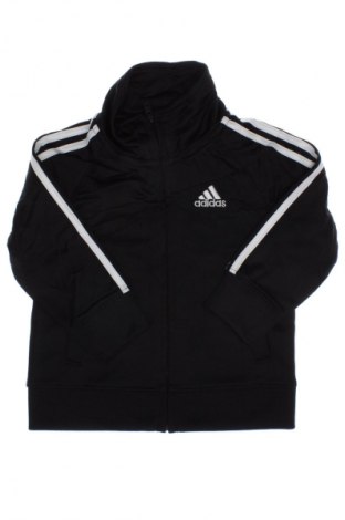 Детско спортно горнище Adidas, Размер 9-12m/ 74-80 см, Цвят Черен, Цена 29,49 лв.