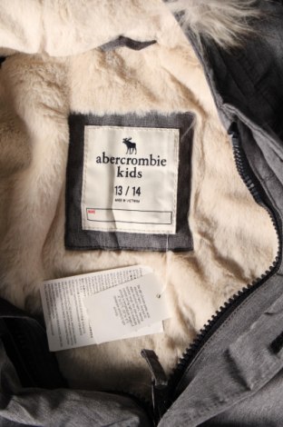 Kinderjacke Abercrombie Kids, Größe 13-14y/ 164-168 cm, Farbe Grau, Preis 48,49 €