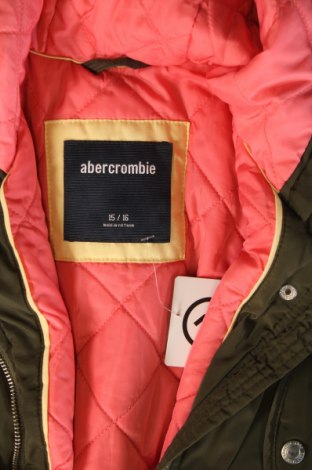 Kinderjacke Abercrombie Kids, Größe 15-18y/ 170-176 cm, Farbe Grün, Preis 20,99 €