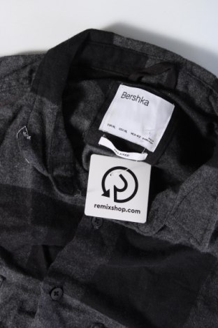 Мъжка риза Bershka, Размер XL, Цвят Сив, Цена 14,99 лв.