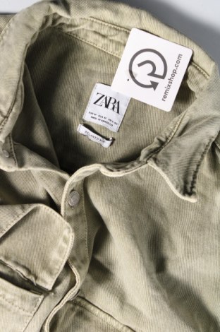 Cămașă de bărbați Zara, Mărime M, Culoare Verde, Preț 56,99 Lei