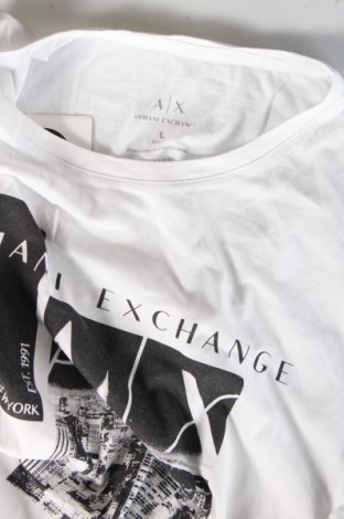 Ανδρικό t-shirt Armani Exchange, Μέγεθος L, Χρώμα Λευκό, Τιμή 20,97 €