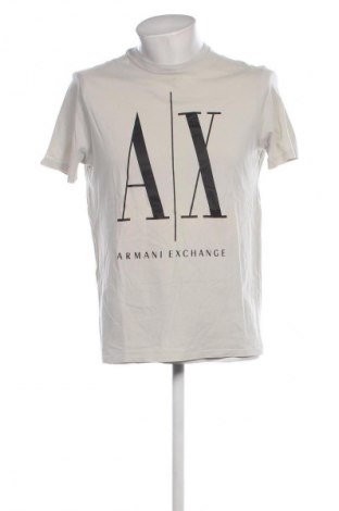 Мъжка тениска Armani Exchange, Размер L, Цвят Бежов, Цена 41,00 лв.