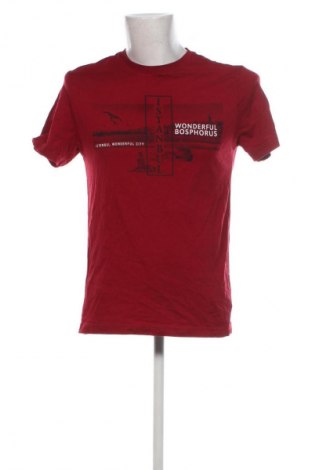 Ανδρικό t-shirt LC Waikiki, Μέγεθος M, Χρώμα Κόκκινο, Τιμή 6,65 €