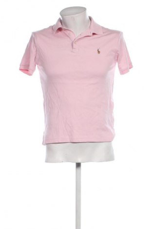 Męski T-shirt Polo By Ralph Lauren, Rozmiar M, Kolor Różowy, Cena 188,51 zł