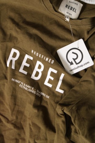 Męski T-shirt Rebel, Rozmiar M, Kolor Zielony, Cena 43,68 zł