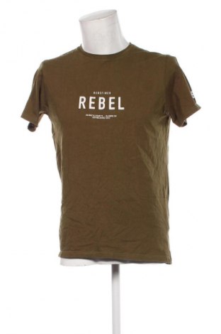 Męski T-shirt Rebel, Rozmiar M, Kolor Zielony, Cena 43,68 zł