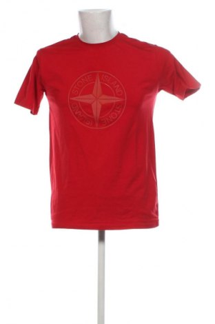 Męski T-shirt Stone Island, Rozmiar M, Kolor Czerwony, Cena 154,91 zł