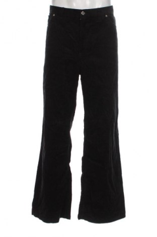 Pantaloni de velvet de femei Monki, Mărime XL, Culoare Negru, Preț 134,99 Lei