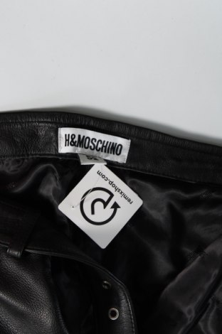 Herren Lederhose H&M x Moschino, Größe L, Farbe Schwarz, Preis 192,17 €