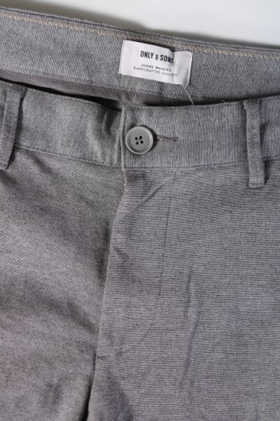 Herrenhose Only & Sons, Größe L, Farbe Grau, Preis € 27,49