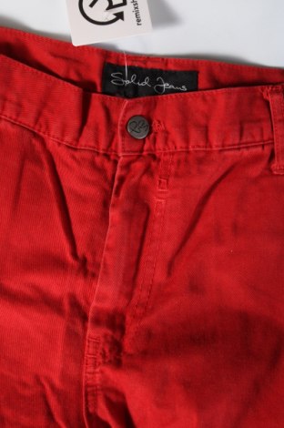 Herrenhose Solid Jeans, Größe M, Farbe Rot, Preis € 33,99