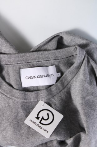 Pulover de bărbați Calvin Klein Jeans, Mărime L, Culoare Gri, Preț 223,99 Lei