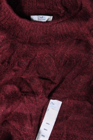 Herrenpullover Croft & Barrow, Größe S, Farbe Rot, Preis 38,99 €