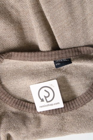 Herrenpullover Defacto, Größe XXL, Farbe Beige, Preis 24,99 €