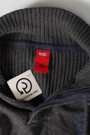 Ανδρικό πουλόβερ Edc By Esprit, Μέγεθος XL, Χρώμα Γκρί, Τιμή 29,99 €