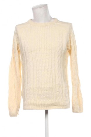 Herrenpullover Manguun, Größe L, Farbe Ecru, Preis € 24,99