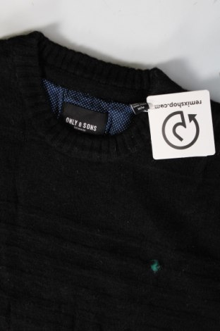 Herrenpullover Only & Sons, Größe M, Farbe Schwarz, Preis € 24,99