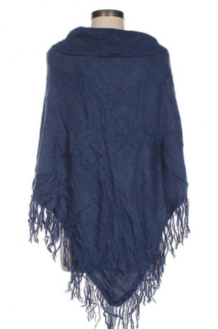 Poncho Karen Scott, Größe S, Farbe Blau, Preis 4,99 €