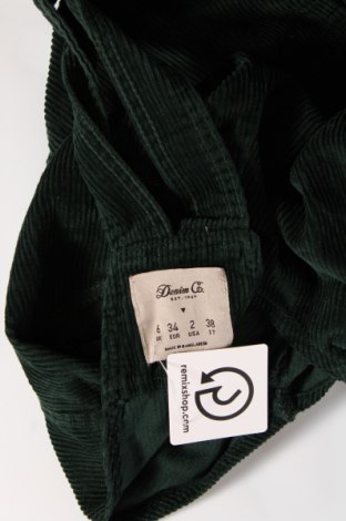 Sarafan Denim&Co., Mărime XS, Culoare Verde, Preț 48,99 Lei