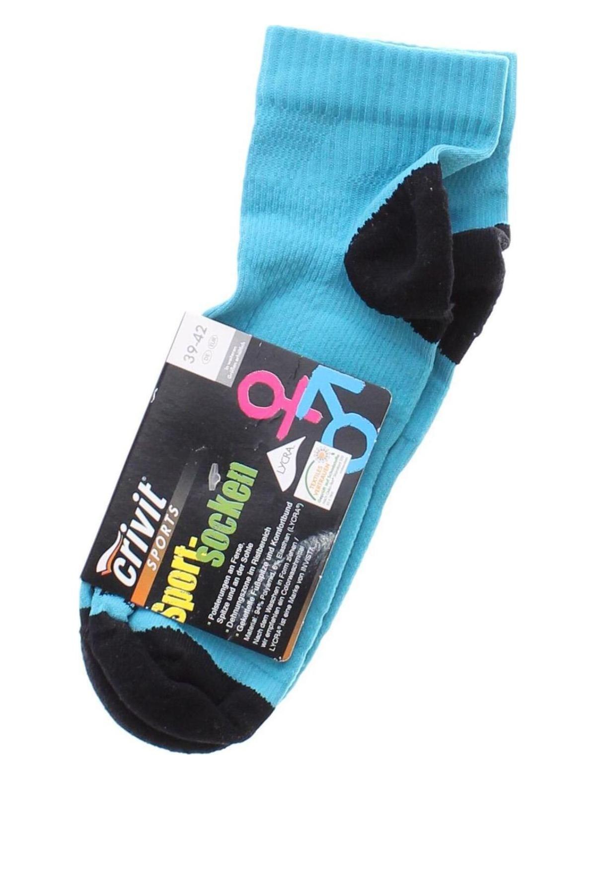 Socken Crivit, Größe M, Farbe Blau, Preis 12,99 €