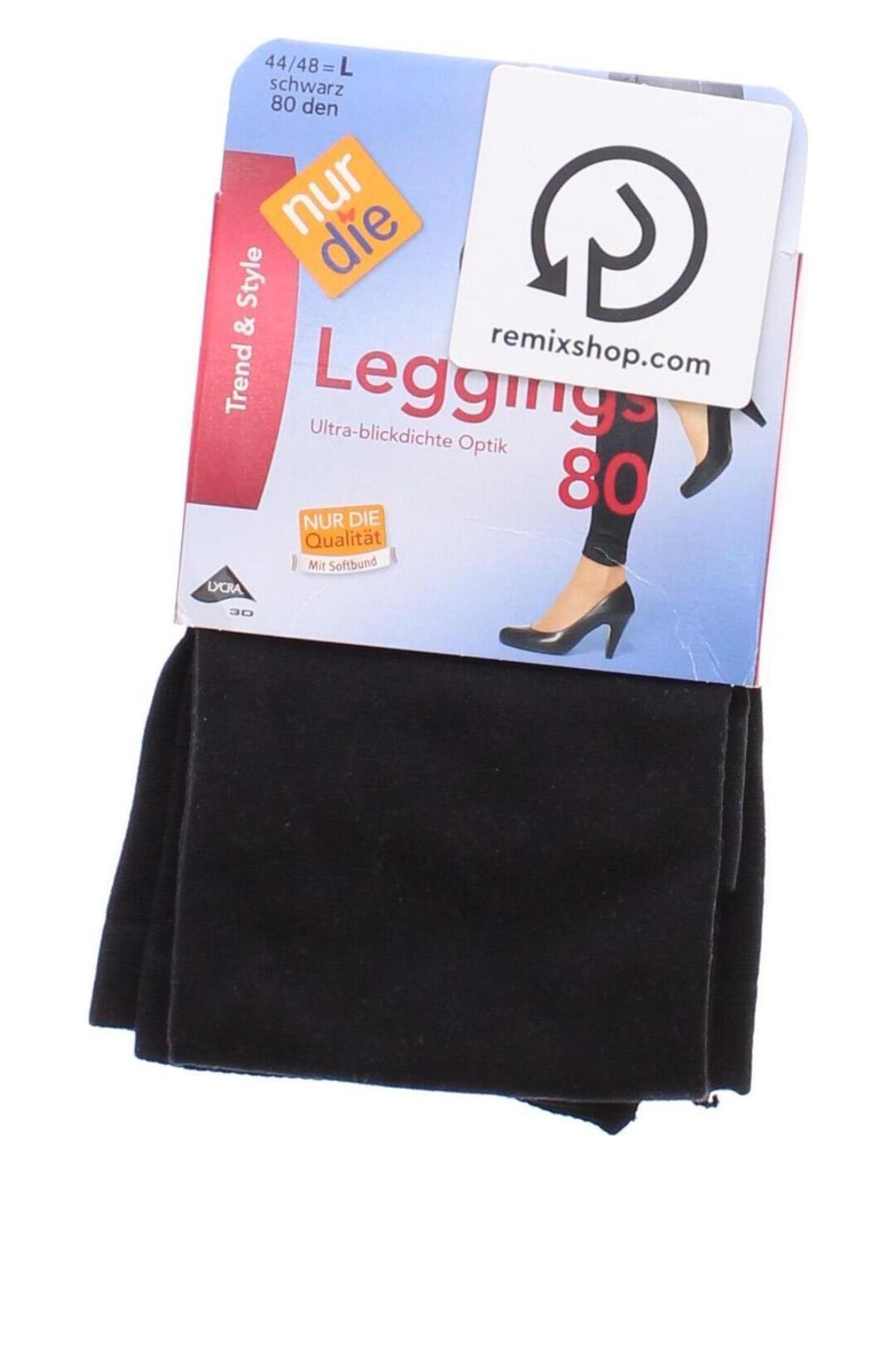 Strumpfhose-Leggings Nur Die, Größe XL, Farbe Schwarz, Preis 16,49 €