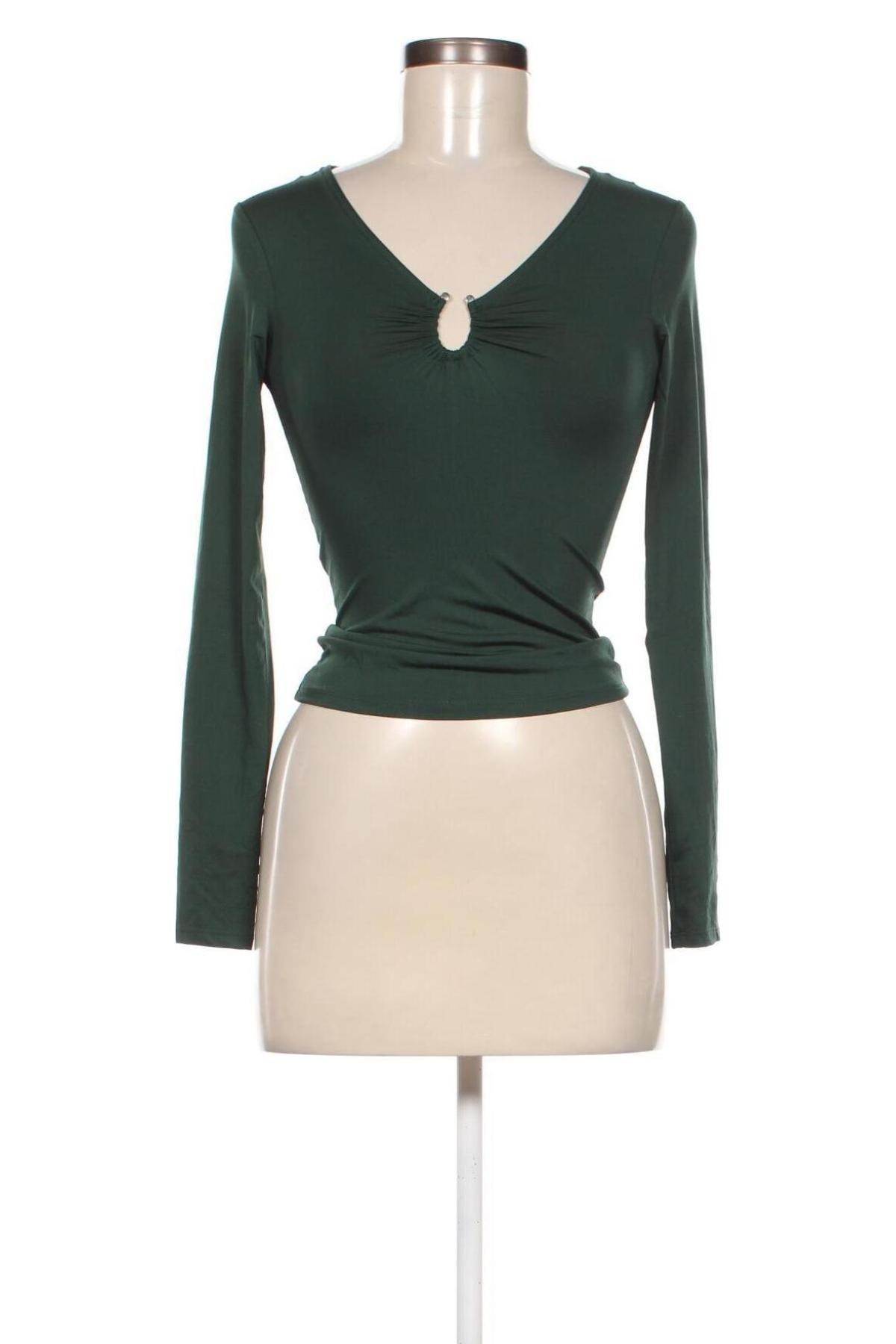 Bluză de femei H&M, Mărime XXS, Culoare Verde, Preț 62,99 Lei