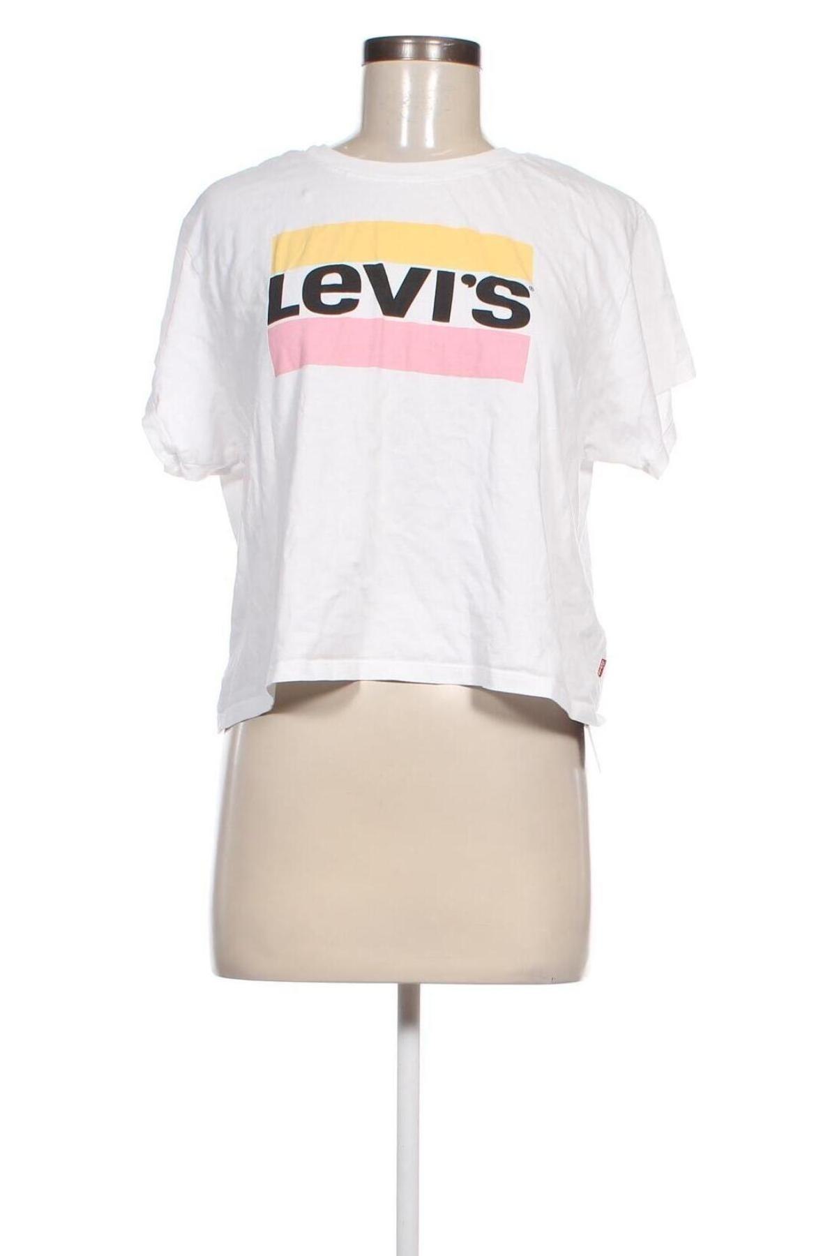 Damen T-Shirt Levi's, Größe M, Farbe Weiß, Preis € 20,97