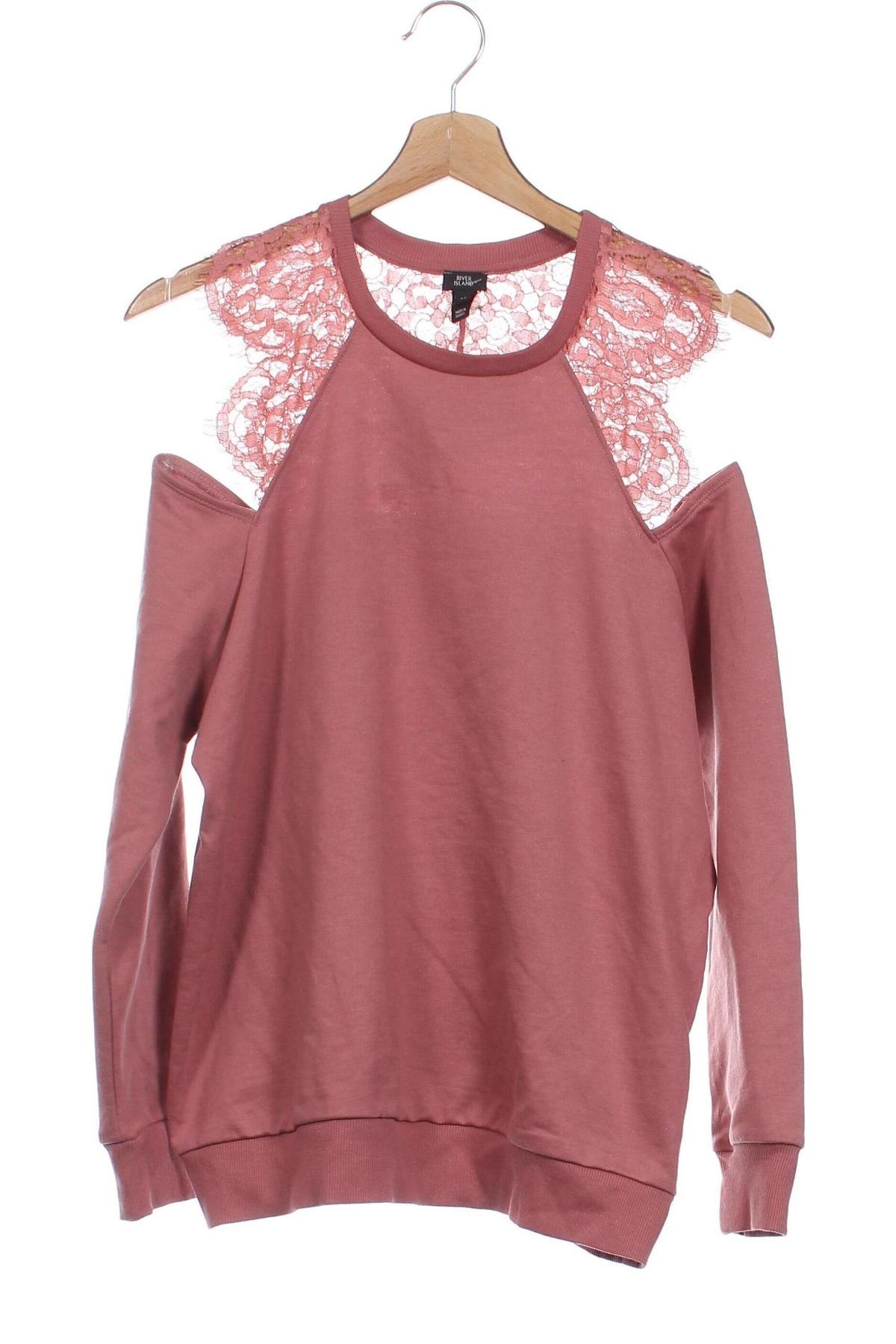 Damen Shirt River Island, Größe XS, Farbe Rot, Preis € 39,39