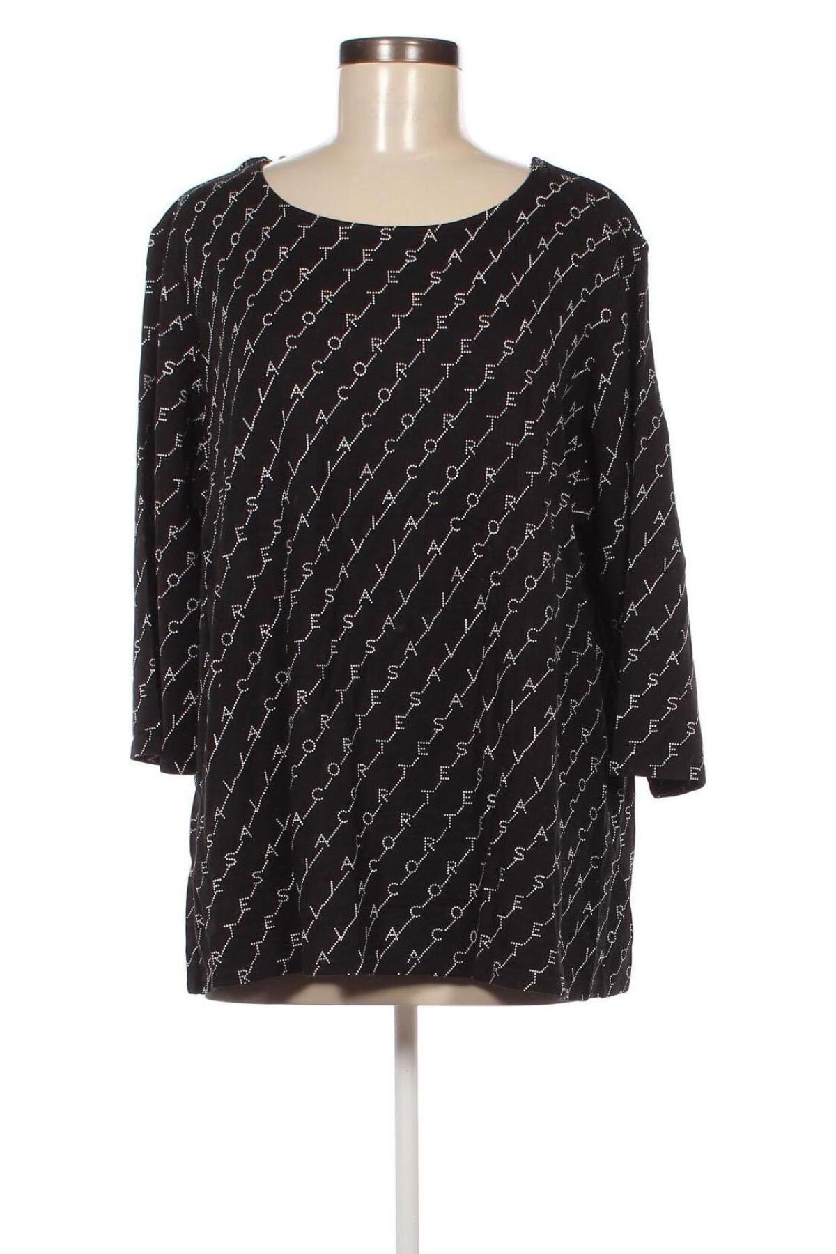 Damen Shirt Via Cortesa, Größe M, Farbe Schwarz, Preis 13,49 €