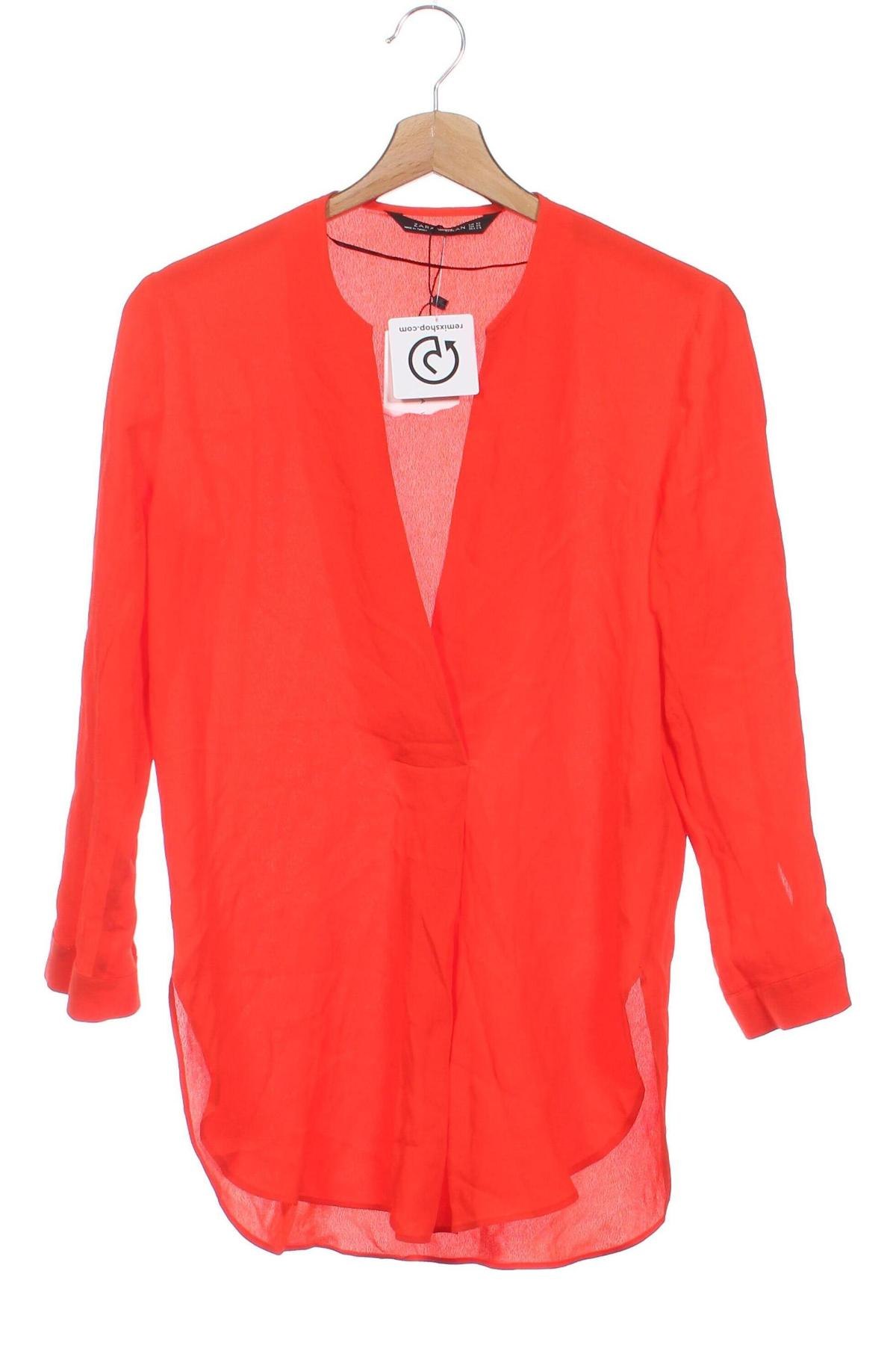 Damen Shirt Zara, Größe XS, Farbe Rot, Preis 31,68 €