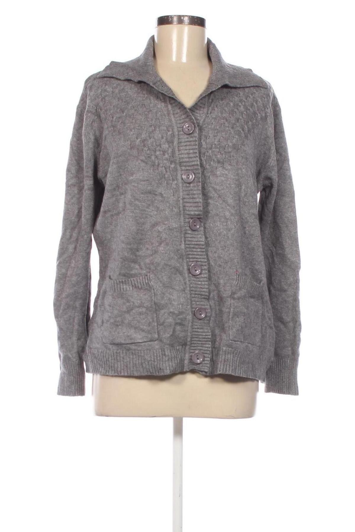 Damen Strickjacke, Größe XL, Farbe Grau, Preis 20,49 €