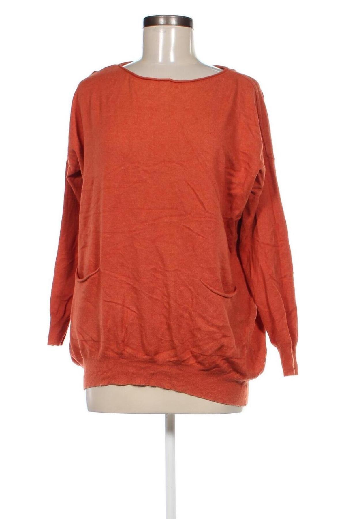 Damen Strickjacke, Größe L, Farbe Orange, Preis € 9,49