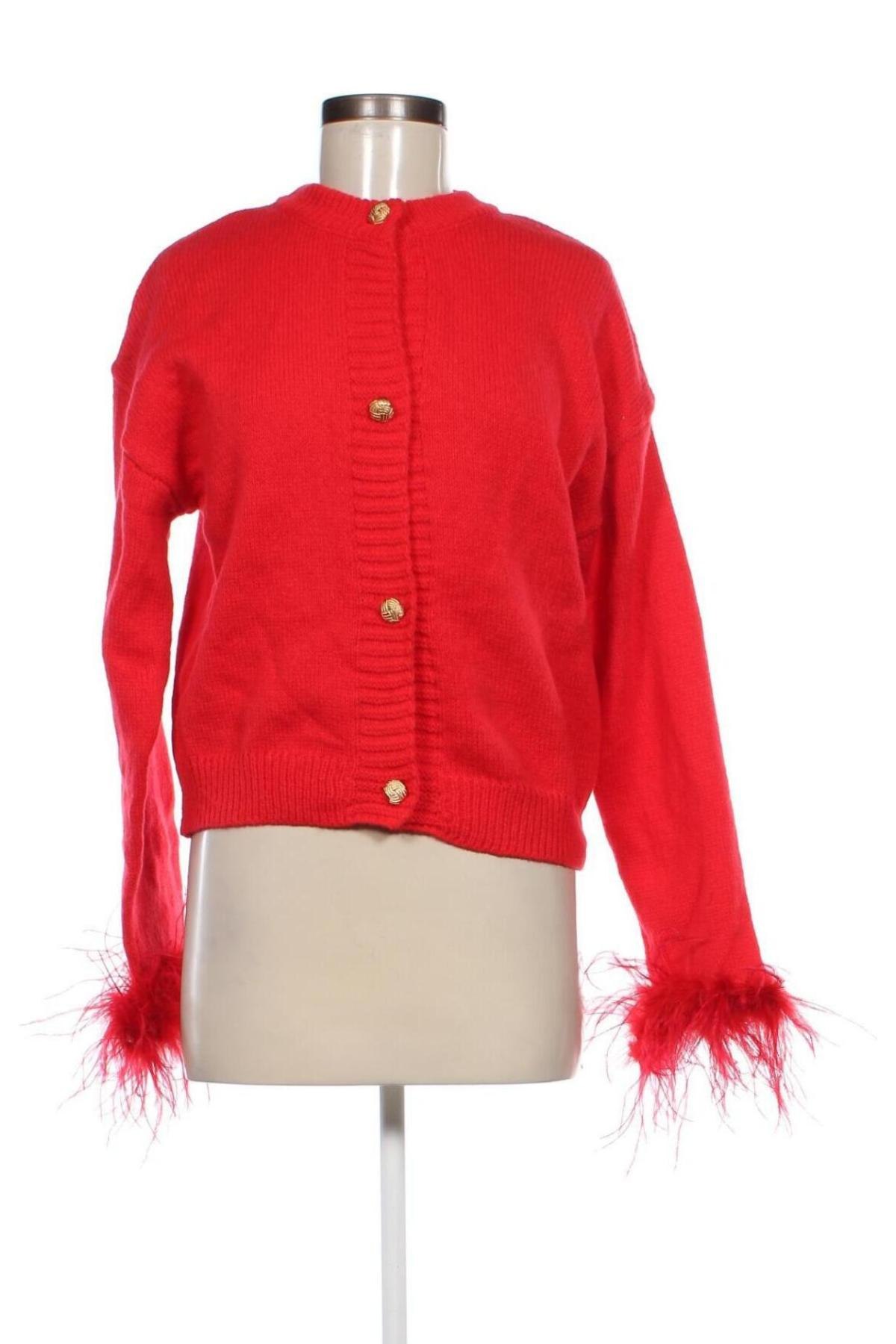 Damen Strickjacke, Größe S, Farbe Rot, Preis € 11,99