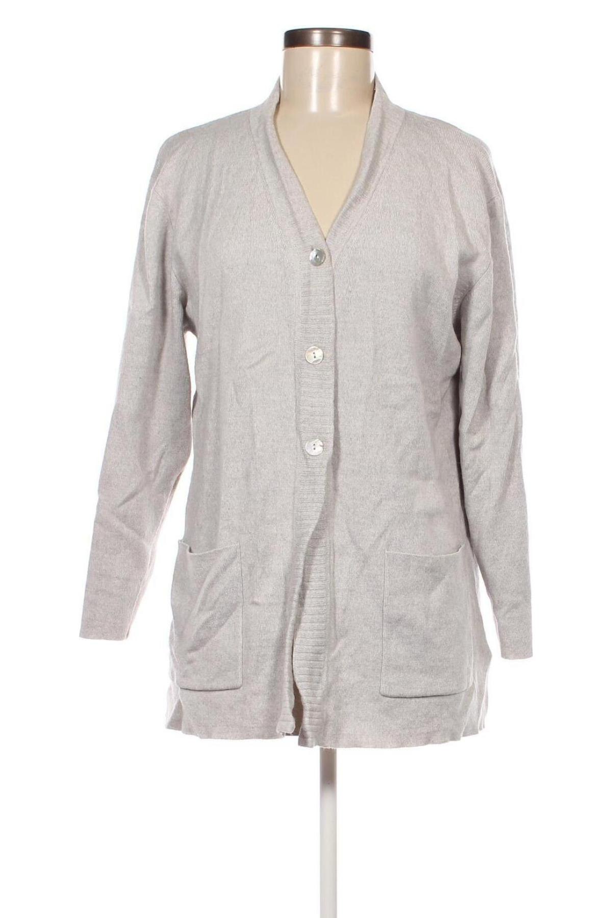 Damen Strickjacke, Größe XL, Farbe Grau, Preis 20,49 €