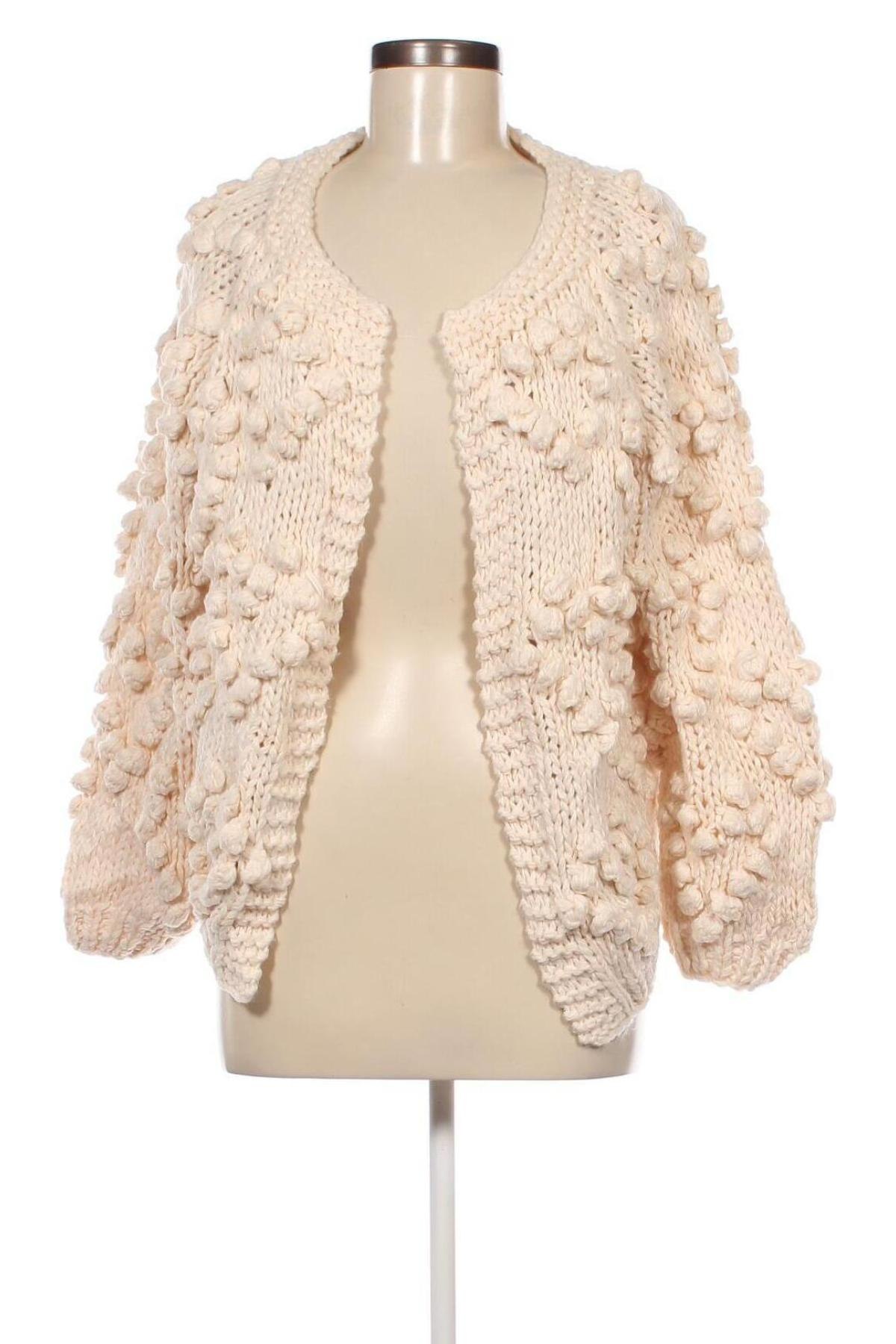 Cardigan de damă Chicwish, Mărime M, Culoare Ecru, Preț 183,99 Lei