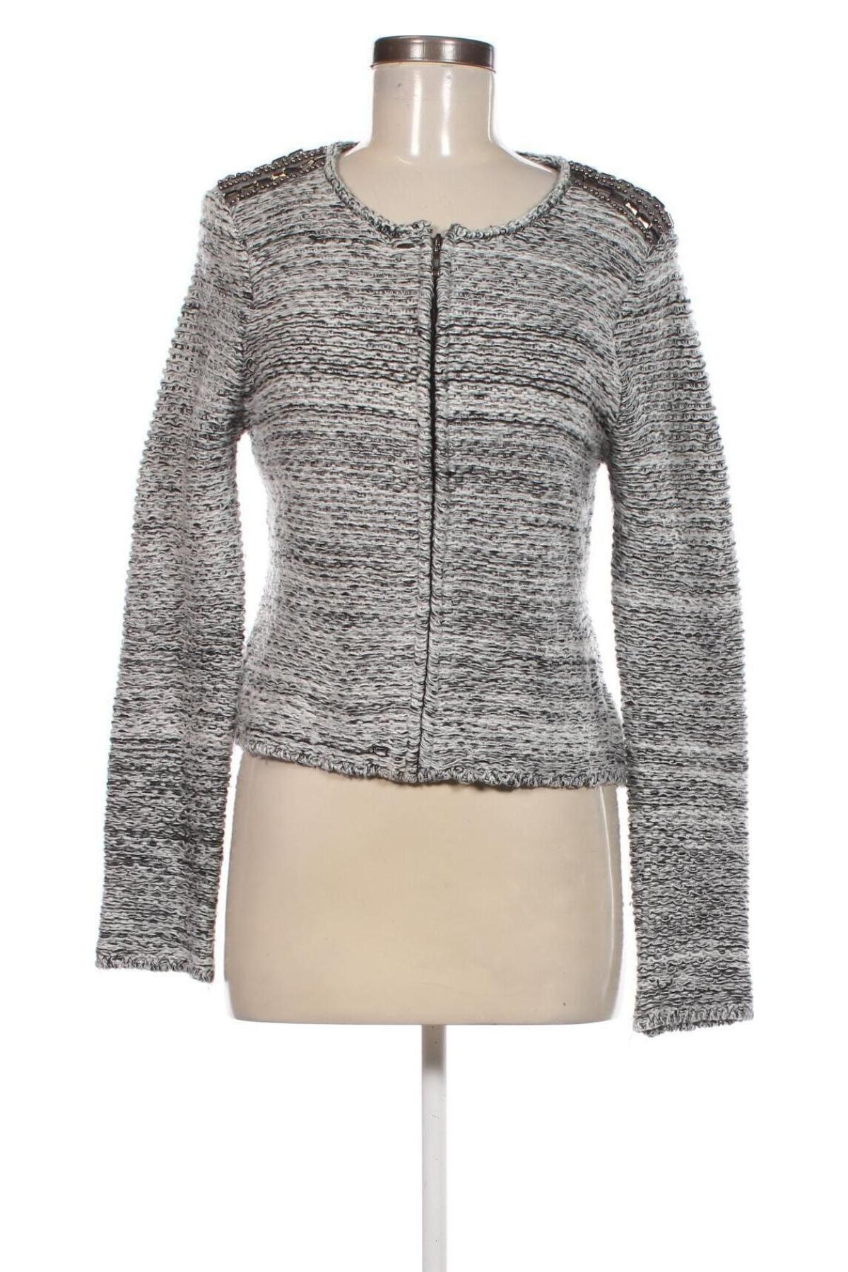 Damen Strickjacke Flame, Größe M, Farbe Grau, Preis € 8,49