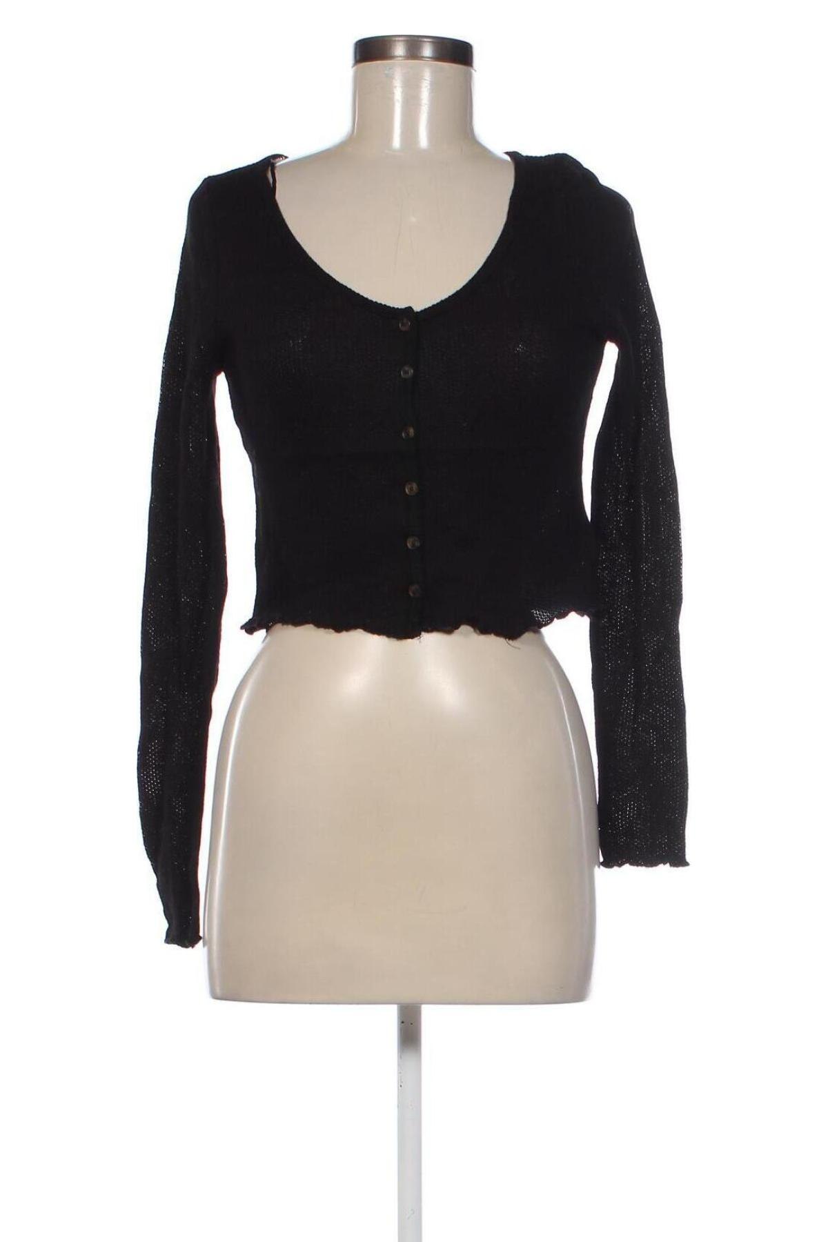 Cardigan de damă H&M, Mărime M, Culoare Negru, Preț 33,99 Lei