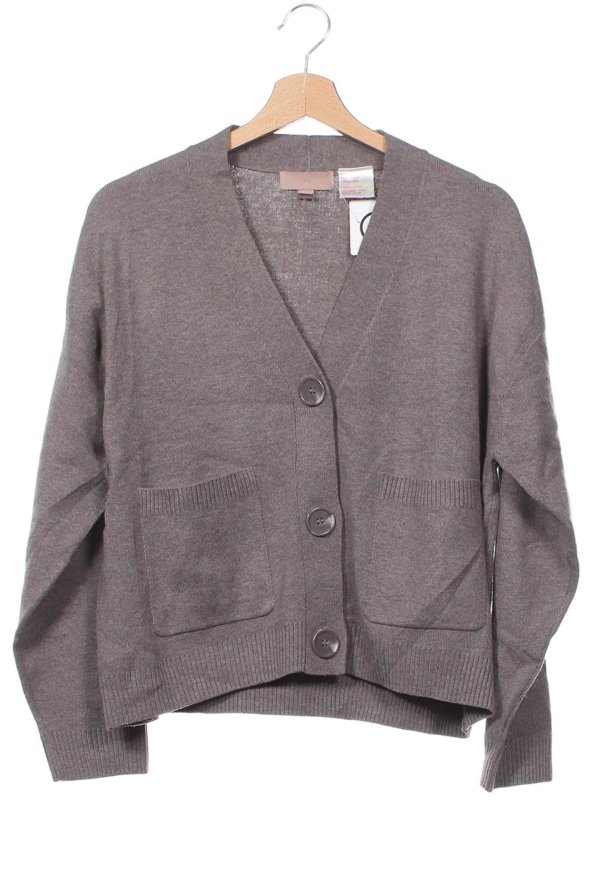 Damen Strickjacke H&M, Größe XS, Farbe Braun, Preis 20,49 €