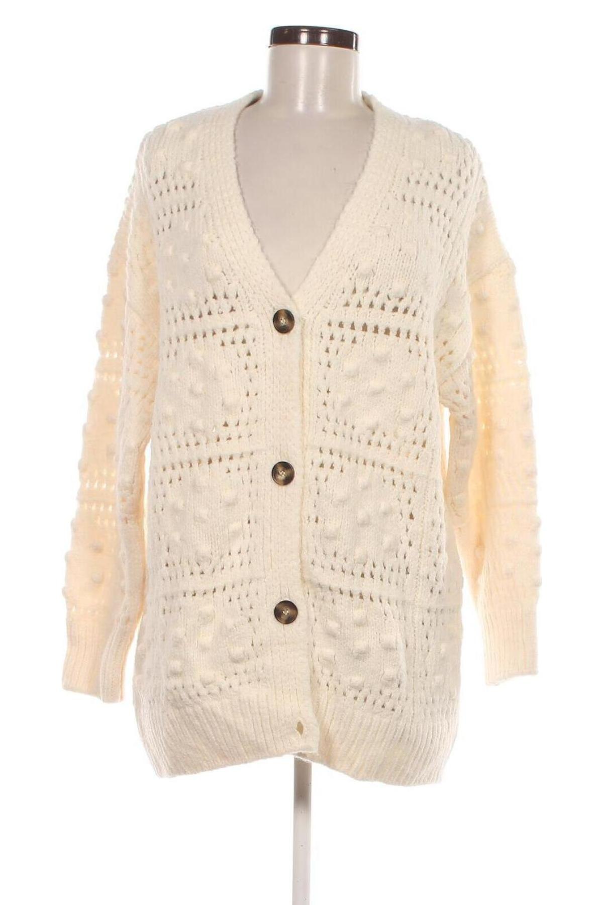 Cardigan de damă Mango, Mărime M, Culoare Alb, Preț 88,99 Lei