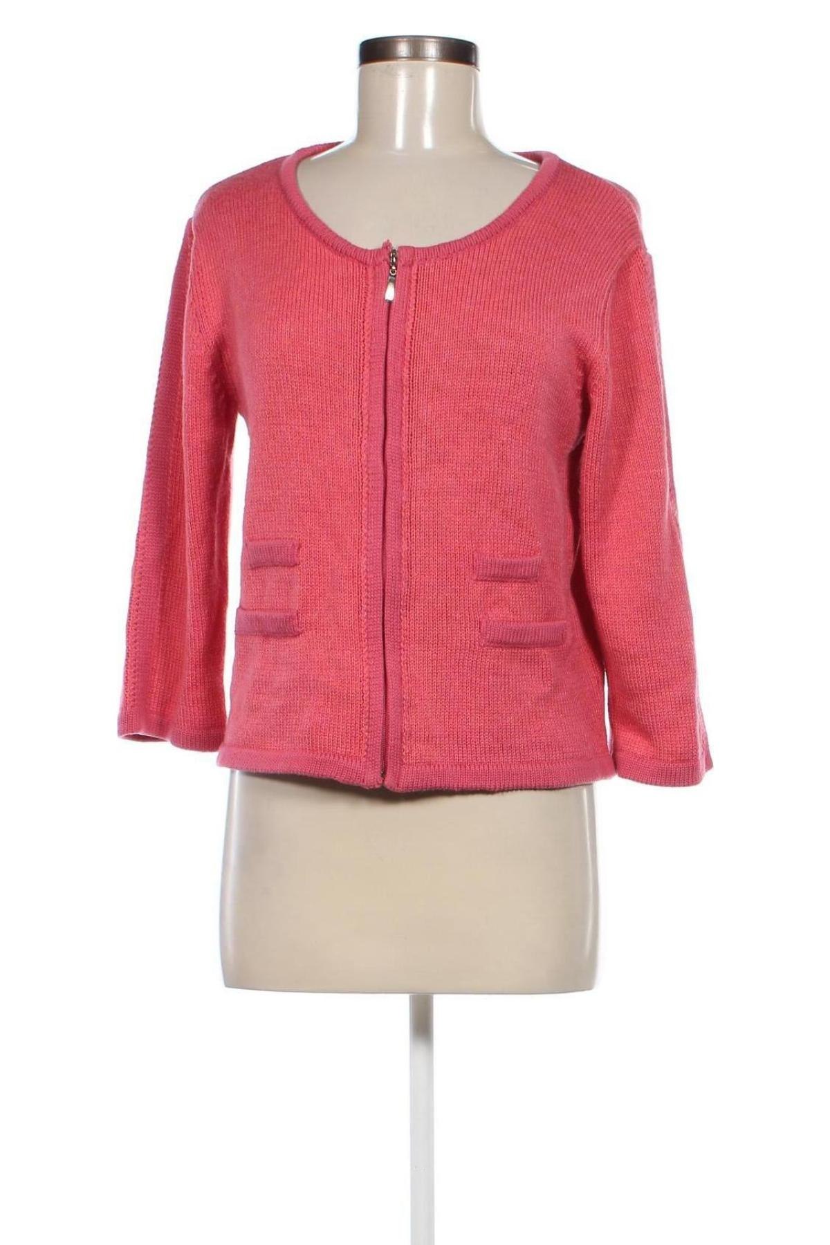 Damen Strickjacke Signora M, Größe M, Farbe Rosa, Preis 8,49 €