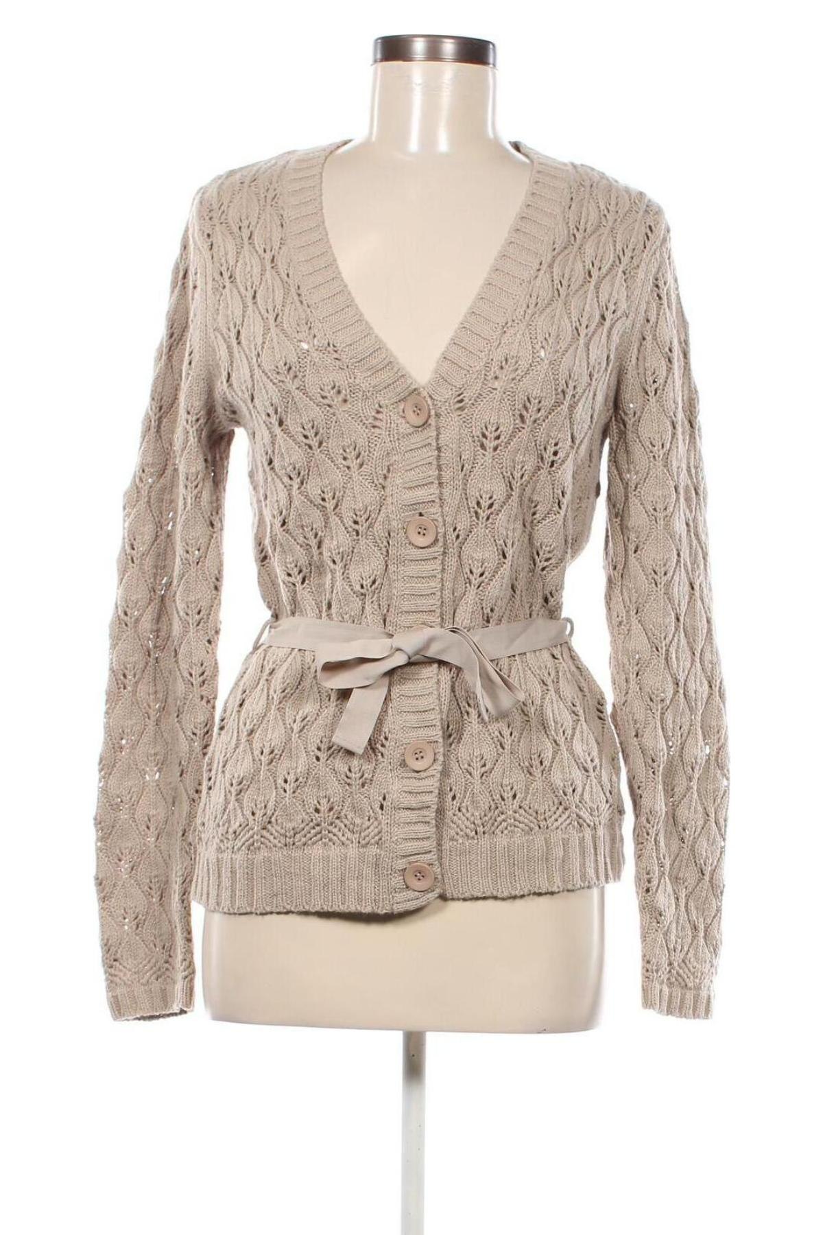 Damen Strickjacke Vivien Caron, Größe M, Farbe Beige, Preis 20,49 €