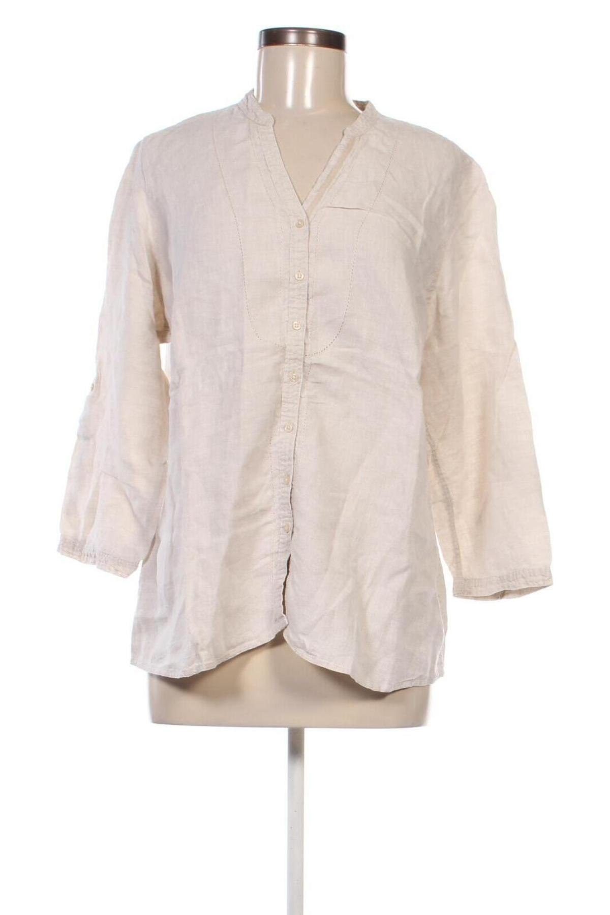 Damenbluse Love Linen, Größe XXL, Farbe Beige, Preis 8,99 €