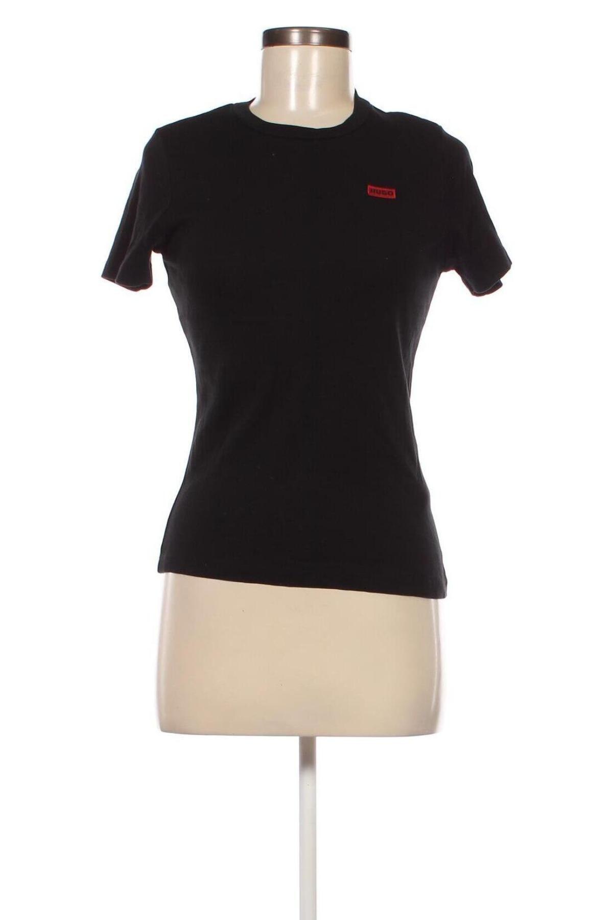 Damen T-Shirt Hugo Boss, Größe S, Farbe Schwarz, Preis 30,43 €