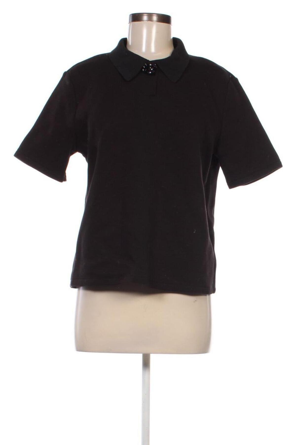 Γυναικείο t-shirt Zara, Μέγεθος L, Χρώμα Μαύρο, Τιμή 15,35 €